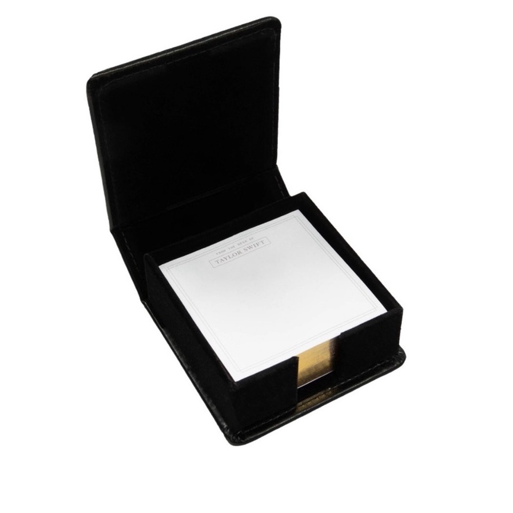 Taylor Swift Black and Notepad Notes and Case